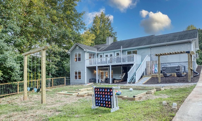 Gainesville House | Lakefront, Boat Dock, Game Room, Backyard Oasis