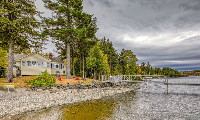 Greenville Junction House | Lakefront cottage w/beautiful views of Moosehead Lake & Big Moose Mountain