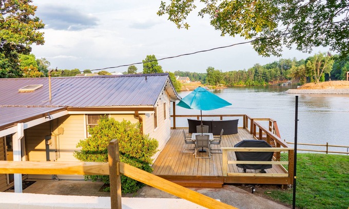 Hickory House | Lakefront Home 25 FT From Water w/Private Dock, Firepits, Kayaks, & Paddle Boat