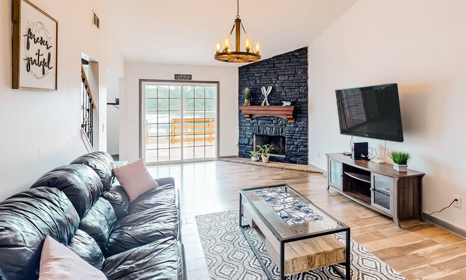 Old Hickory House | Lakefront home with home theater, game room, dock, & fenced yard - dog-friendly
