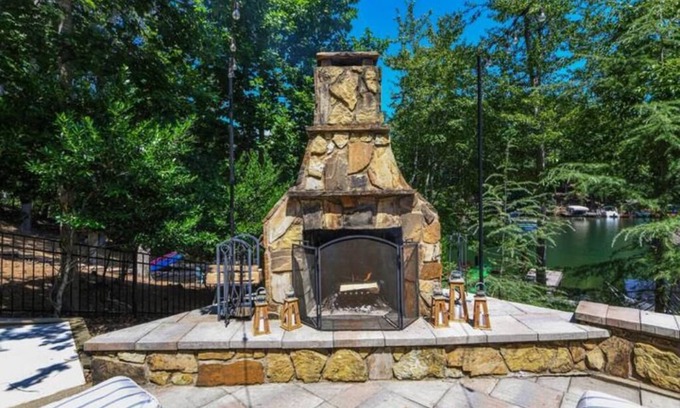 Waleska House | Lakefront Home with Hot Tub, Home Theater, Fire Pit and Lake Access