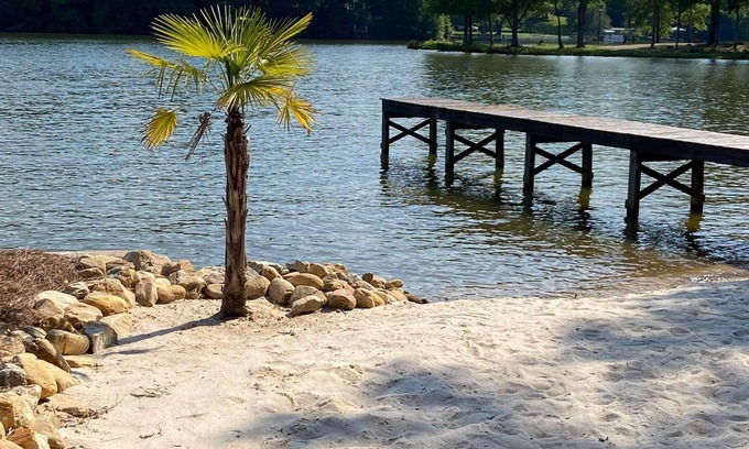 Greenwood House | Lakefront Home with Private Beach