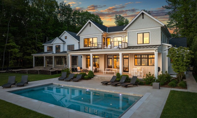 Big Sky House | Lakefront Luxe/ Heated Pool Game Room Workstations