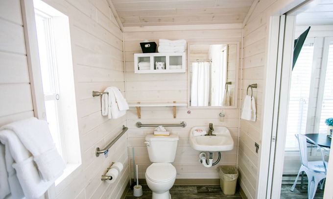 Steele Creek House | Lakefront Property Two Bedroom Cabin #34 at Long Cove Resort by Redawning