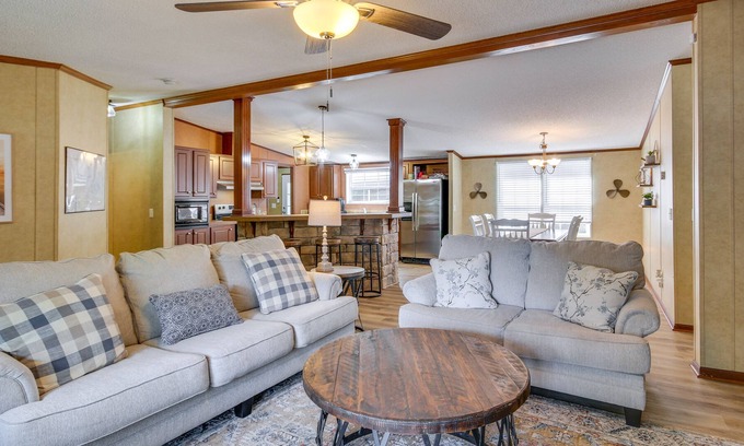 Newberry Shores House | Lakefront Prosperity Paradise: Private Dock & Pool
