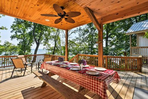 Rutledge House | Lakefront Rutledge Home with Fire Pit and Private Dock
