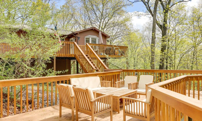Pocono Mountain Lake Estates Cabin | Lakeside Dingmans Ferry Vacation Rental Cabin!