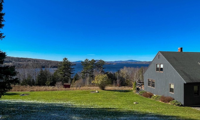 Rangeley House | Lakeview Retreat with Game Room, Beach, and Spectacular Views