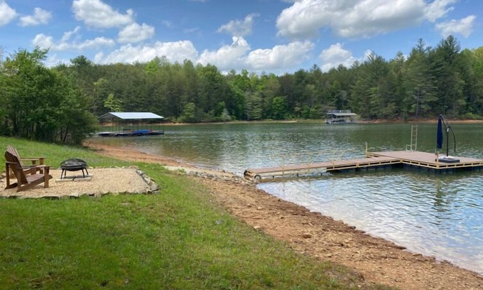Blairsville House | Lakin' Memories - Lakefront | Dock | Pet Friendly | Pool Table | Fire Pit
