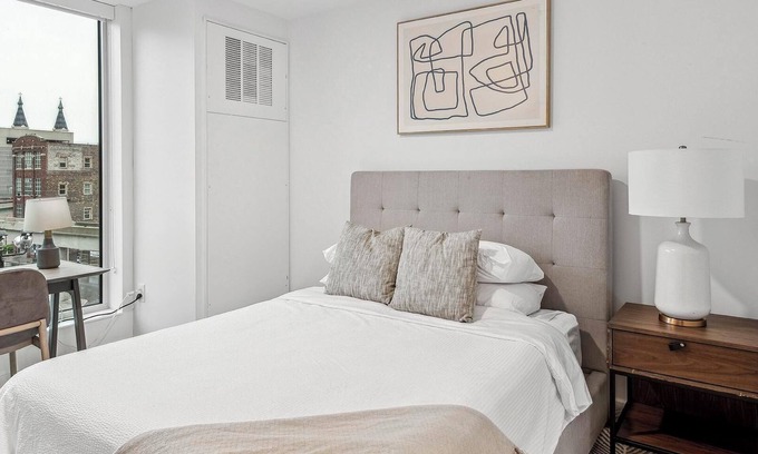 Greektown Historic District Apartment | Landing | Chic Studio, Gym, Clubhouse