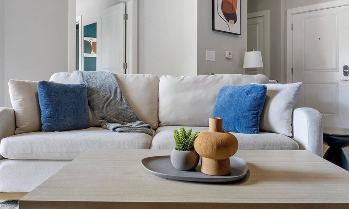 Town Center Apartment | Landing | Stunning 1BD, Rooftop Lounge, Gym