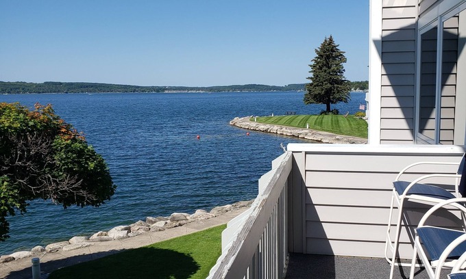 Boyne City Condo | Landings Condo, Upper Unit, Fabulous Views over Lake Charlevoix/Boyne City