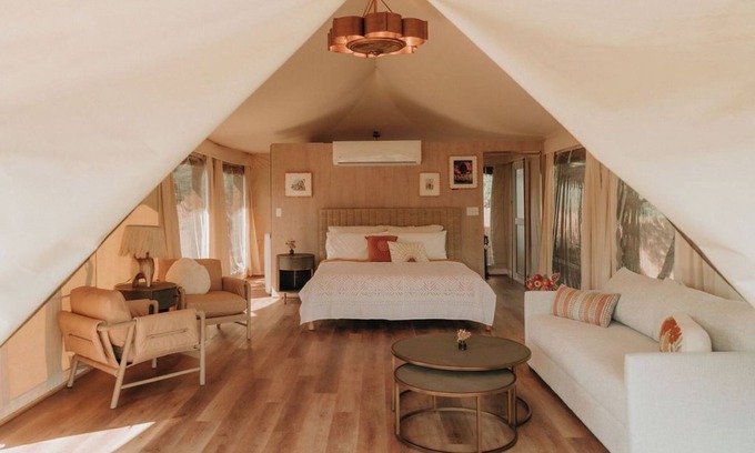Johnson City Ski Chalet | Lantana - Luxury Glamping Tent