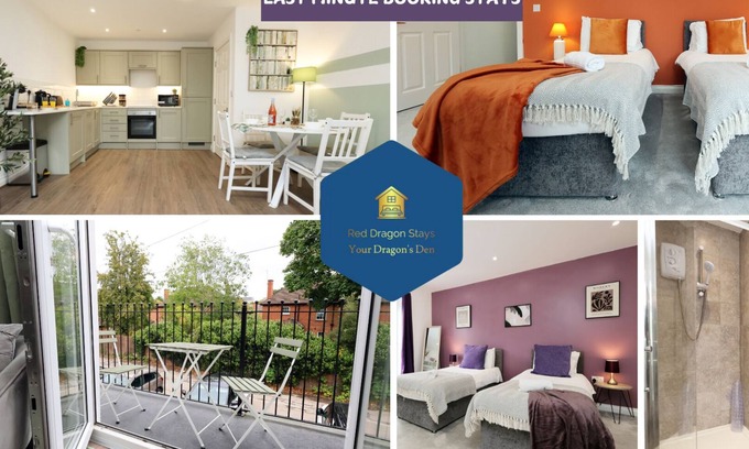 Cathays Apartment | large 2 bed central apartment with balcony/parking