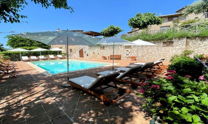 Spoleto Villa | Large 2 bedroom cottage, large private garden, private village, extensive ground