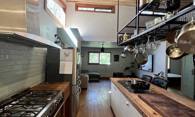 Bungwahl House | Large 2 bedroom house on 1acre of permaculture garden