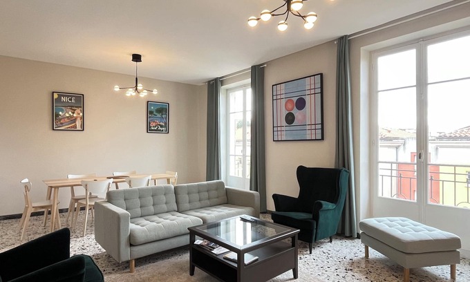 Saint Maurice Apartment | Large 4 bedrooms apartment in Nice French Riviera