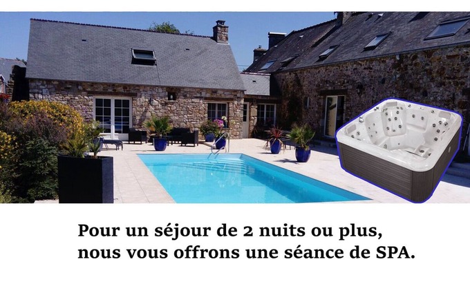 Les Moitiers-d'Allonne Apartment | Large 70m² studio 2.5 km from Barneville-Carteret