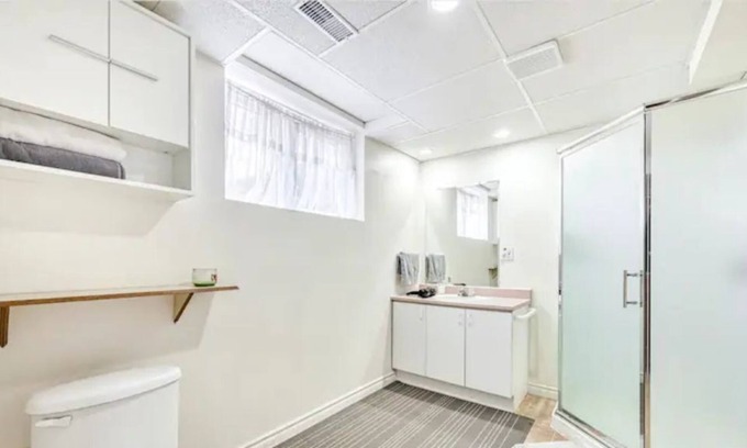 Aylmer Apartment | Large bedroom with pvt bathroom and fast internet