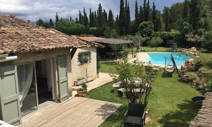 La Grand-Chile House | Large family home, swimming pool, jacuzzi, pool house, boules court
