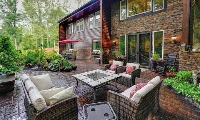 Delaware House | Large Family Home w/Patios, Gas Grill + Fire Pit!