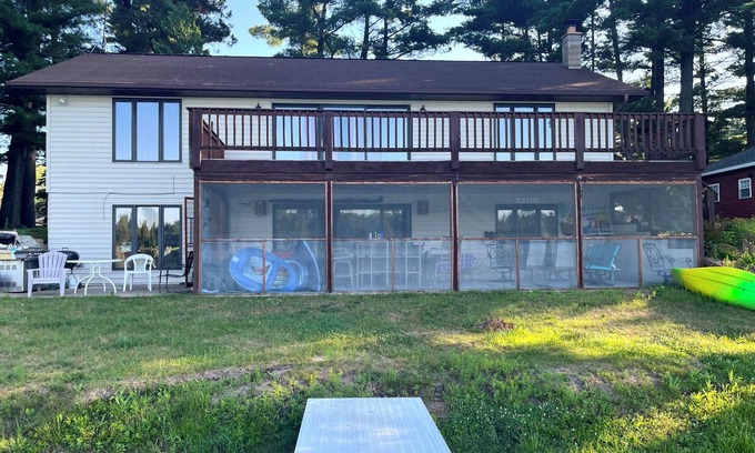 Wild Rose House | Large Home on Crystal Clear Lake