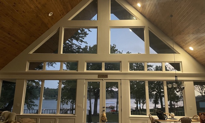 Afton House | Large Lakefront Home Grand Lake Monkey Island