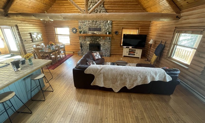 Elkhart Lake House | Large, private cabin for gatherings near famous Elkhart Lake