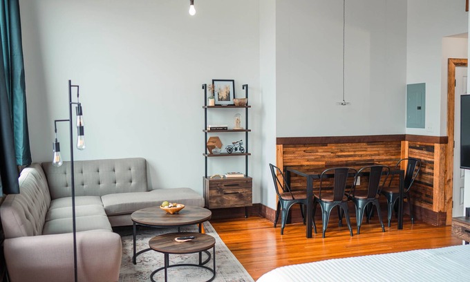 Johnson City Apartment | Large Studio Suite in the Middle of Downtown JC