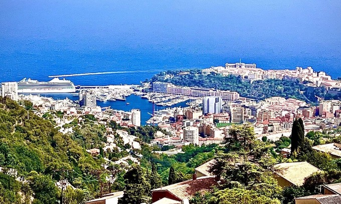 La Turbie Villa | Large Villa, 4 bedrooms, unique panoramic view of Monaco, gardens, swimming pool