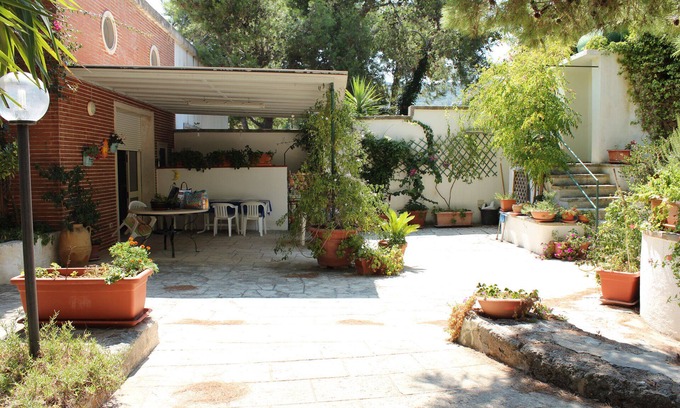 Marina Serra Villa | Large villa by the sea, with terrace, garden and pine wood. Seafront Villa.