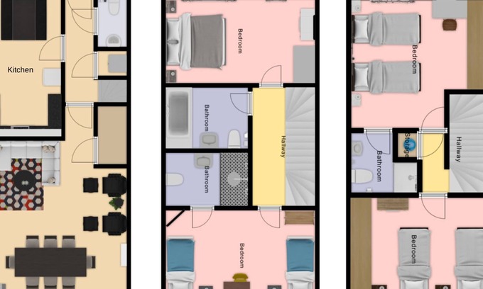 Peterborough House | Last Minute Deals | 4BR House of Four Chimneys