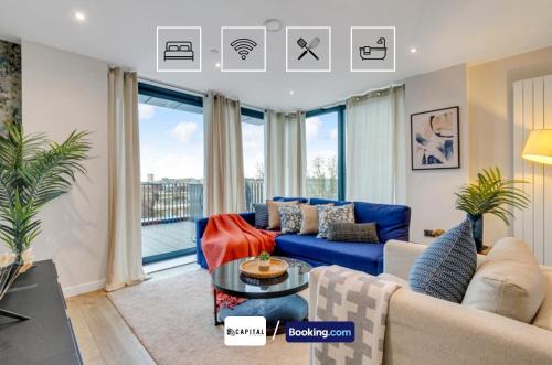 Camden Town with Primrose Hill Apartment | Last-Minute Grabs l Cozy Apt in Camden Town By Capital Retreats Short Lets & Serviced Accommodation London With Balcony, Free WiFi