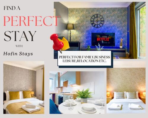 Evelyn Apartment | Last-Minute Specials l Modern 2 Double Bed Apartment for 5 Guests l Hofin Stays Short Lets & Serviced Accommodation