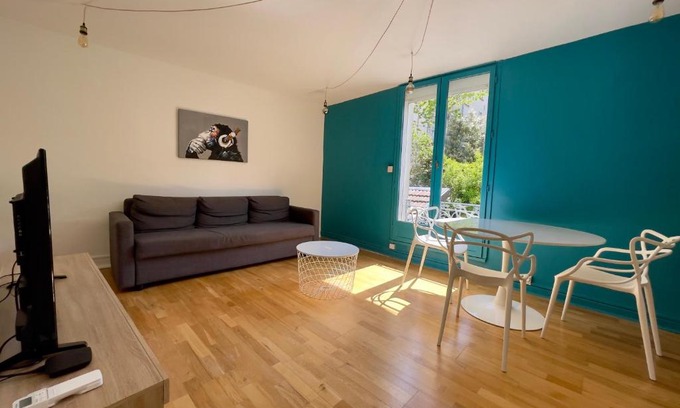 Quartier Chorier-Berriat Apartment | Laura Cosy T2 *CLIM* Proche Gare