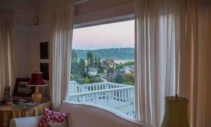 Vashon Island Other | Lavender Hill Farm House with View, Gardens, Walk to the Beach