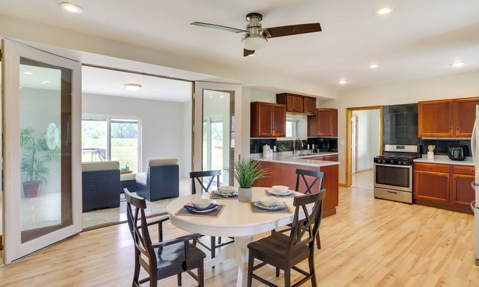 Lawrence House | Lawrence Vacation Rental ~ 19 Mi to Lake Michigan!