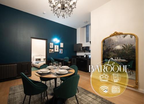 Castres Apartment | Le Baroque - Grand T2 Confort, Lit Queen Size