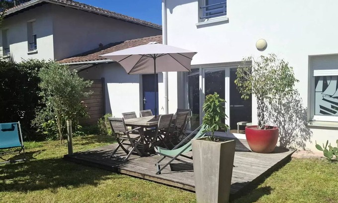 Capbreton Villa | Le Brigantin, 88m2 Reihenhaus mit Terrasse, Garten und kleiner Garage