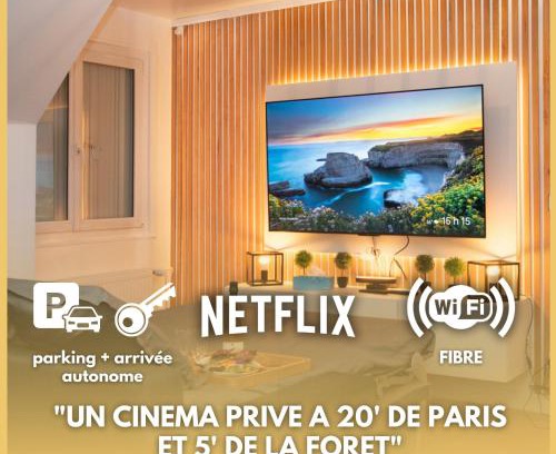 Boissy-Saint-Leger Apartment | Le CinéRêve l 20' Paris l Netflix l Fibre l Parking