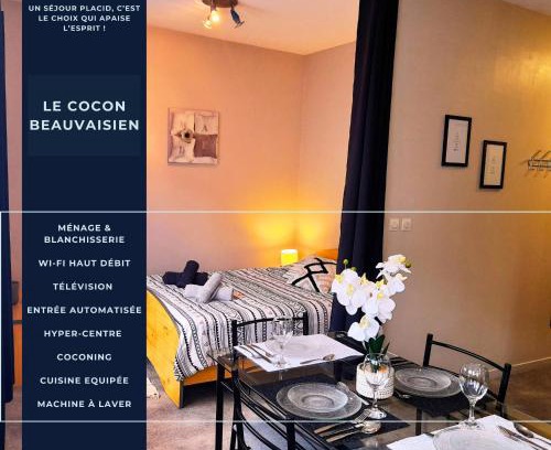Beauvais Apartment | Le Cocon Beauvaisien - Centre Ville Proche Gare