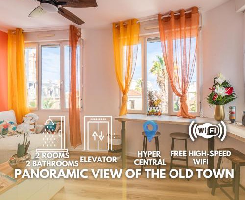 La Gare Apartment | Le Cosy Perpignan Centre, 2 rooms, 2 bathrooms, free WIFI, free parking, lift, central, renovated, spacious