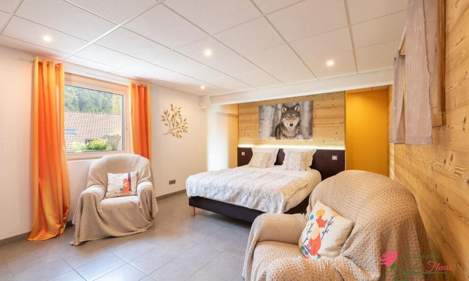 Gerardmer Apartment | Le Domaine des Fleurs - Appartement La Gentiane
