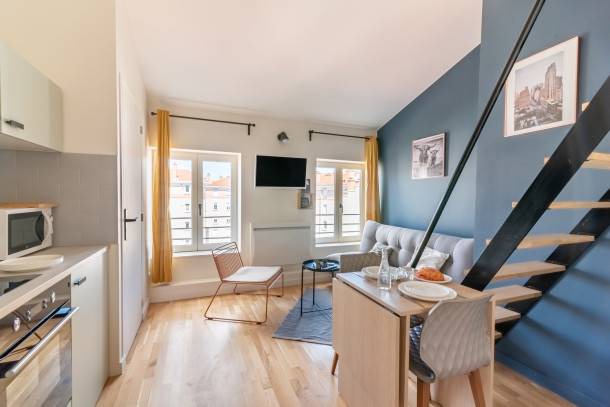 Chartreux - Saint Vincent Apartment | Le Petit Dupont - Ravissant Studio Quartier Croix Rousse