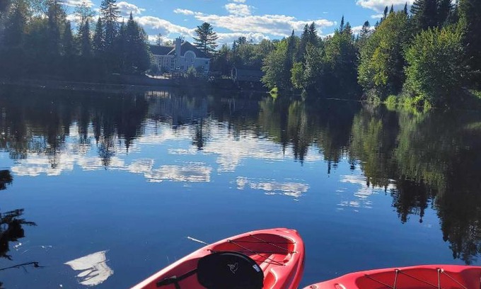 Mauricie Ski Chalet | Le Jasmin chalet complet Rivière Kayak Nature