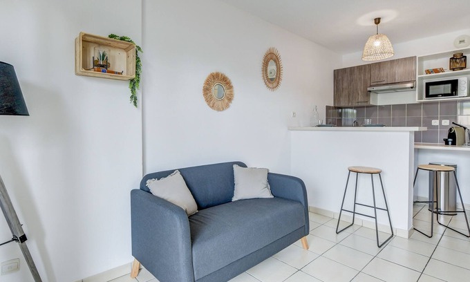 Tournefeuille Apartment | Le Marigny - Studio avec piscine partagée