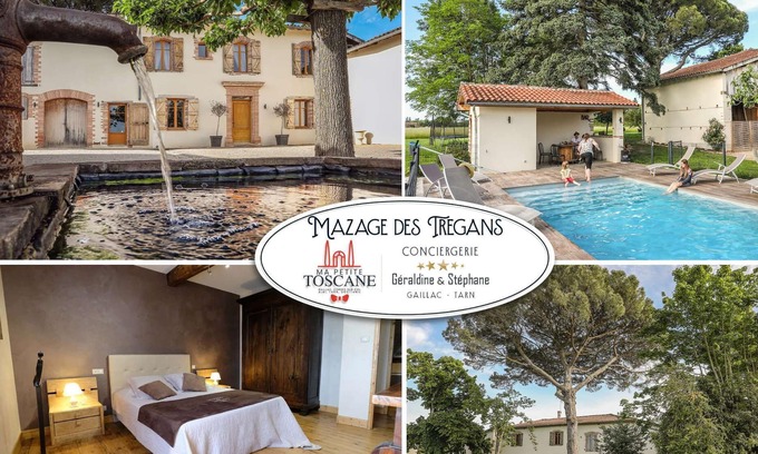 Gaillac House | Le Mazage des Tregans - A beautiful family house with heated swimming pool in the middle of nature.