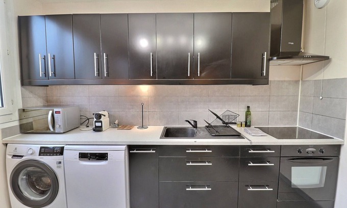 Longjumeau Apartment | Le Nid de L'yvette, Fibre, à 5 min du RER C