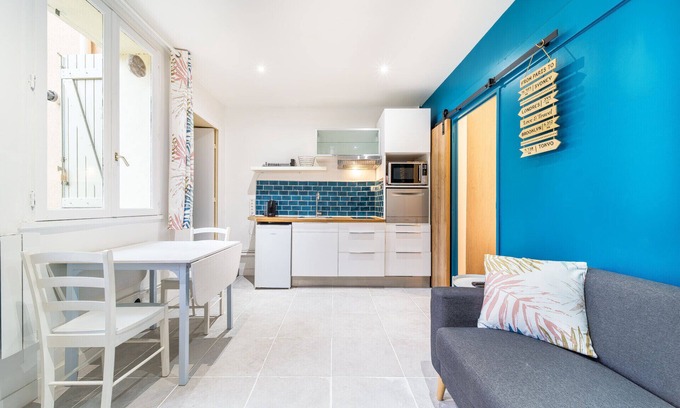 Leon Blum - Bon Coin Apartment | Le petit Venise cosy 2 pers patio et place de parking Villeurbanne