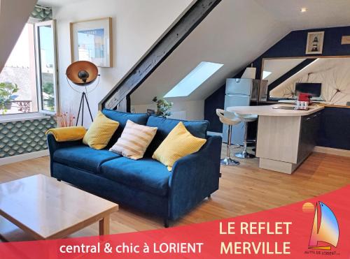 Lorient Apartment | LE REFLET MERVILLE - Central & chic - AufildeLorient